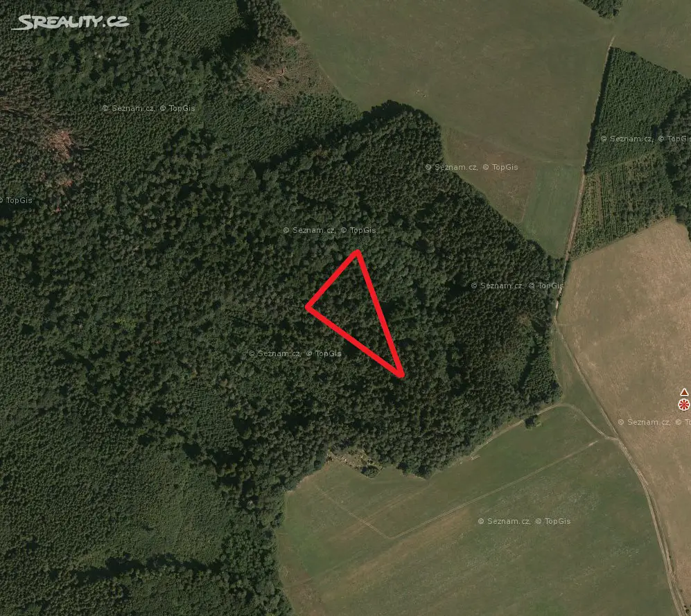 Prodej  lesa 4 334 m², Valašské Klobouky - Mirošov, okres Zlín