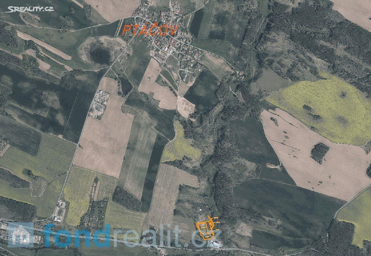Prodej  pozemku 12 146 m², Třebíč - Ptáčov, okres Třebíč