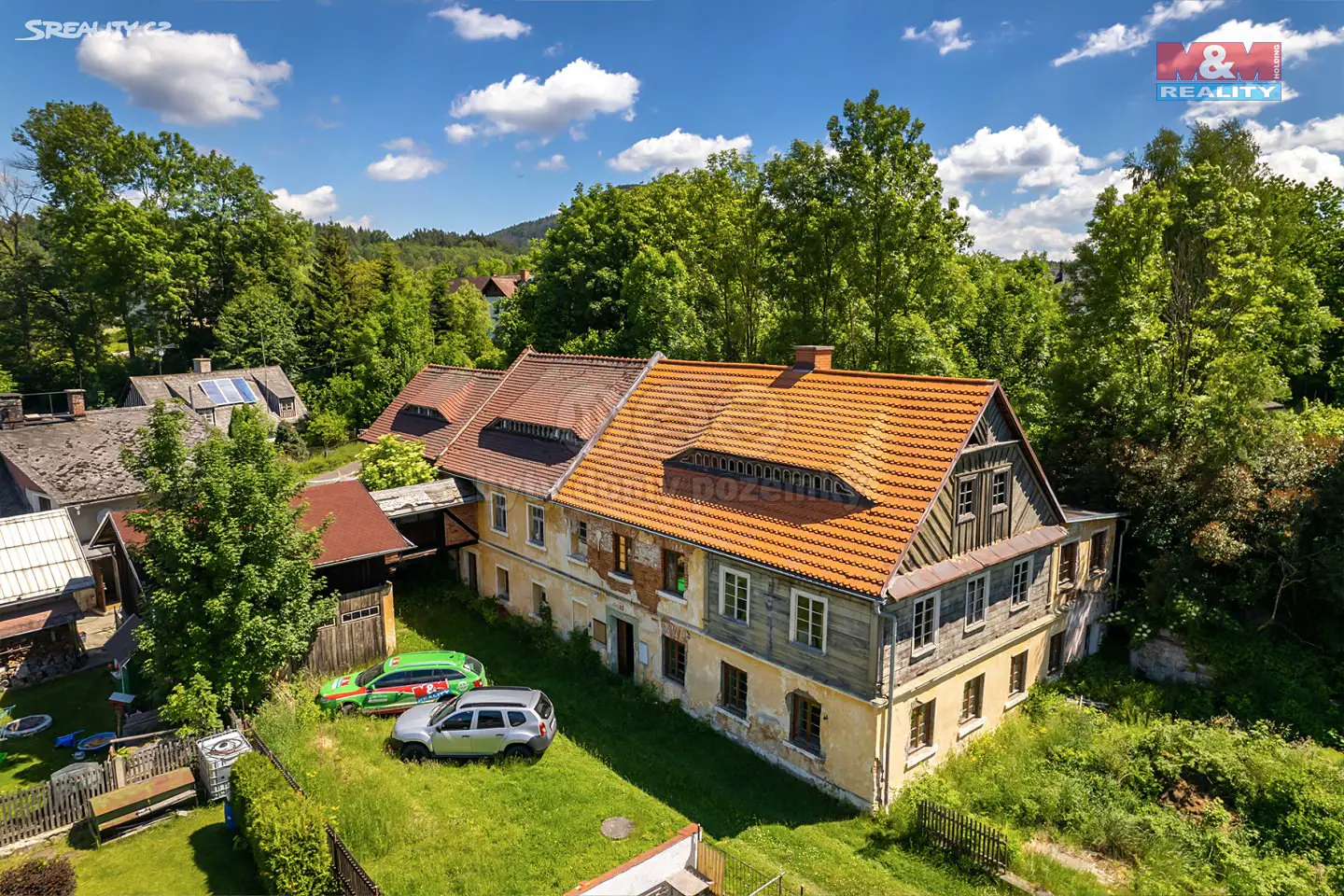 Prodej  rodinného domu 446 m², pozemek 2 125 m², Kunratice u Cvikova, okres Česká Lípa