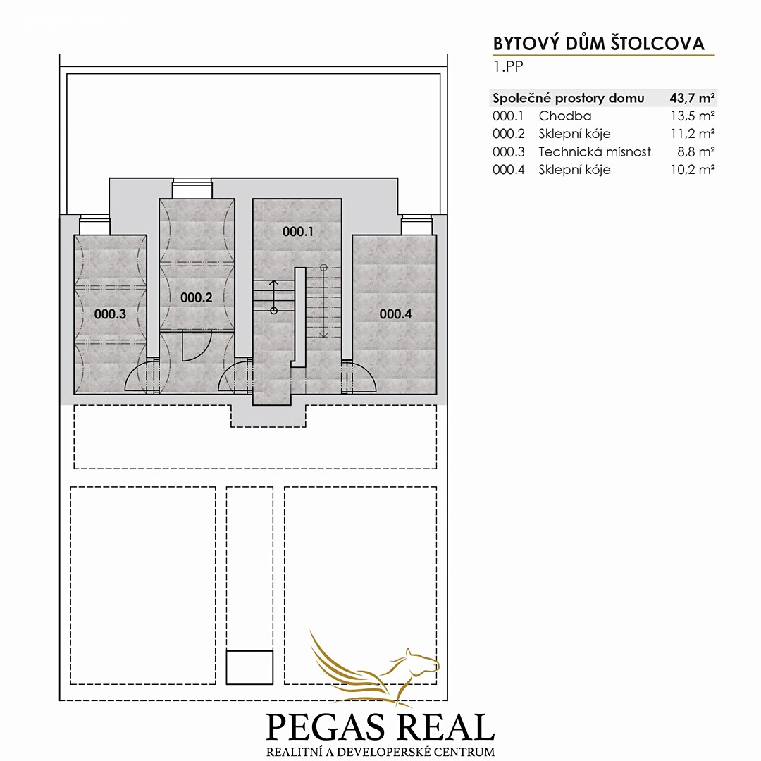 Prodej  vícegeneračního domu 497 m², pozemek 269 m², Štolcova, Brno - Černovice