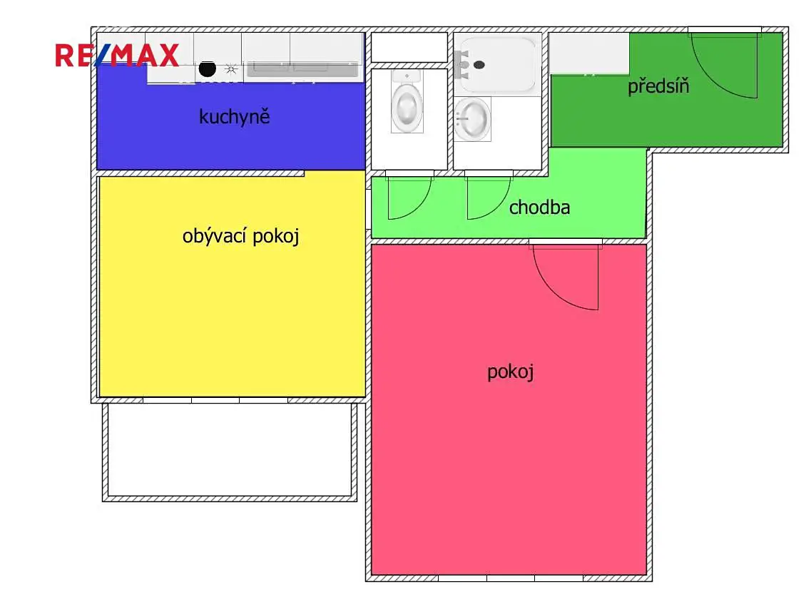 Pronájem bytu 2+kk 38 m², Bezdrevská, České Budějovice - České Budějovice 2