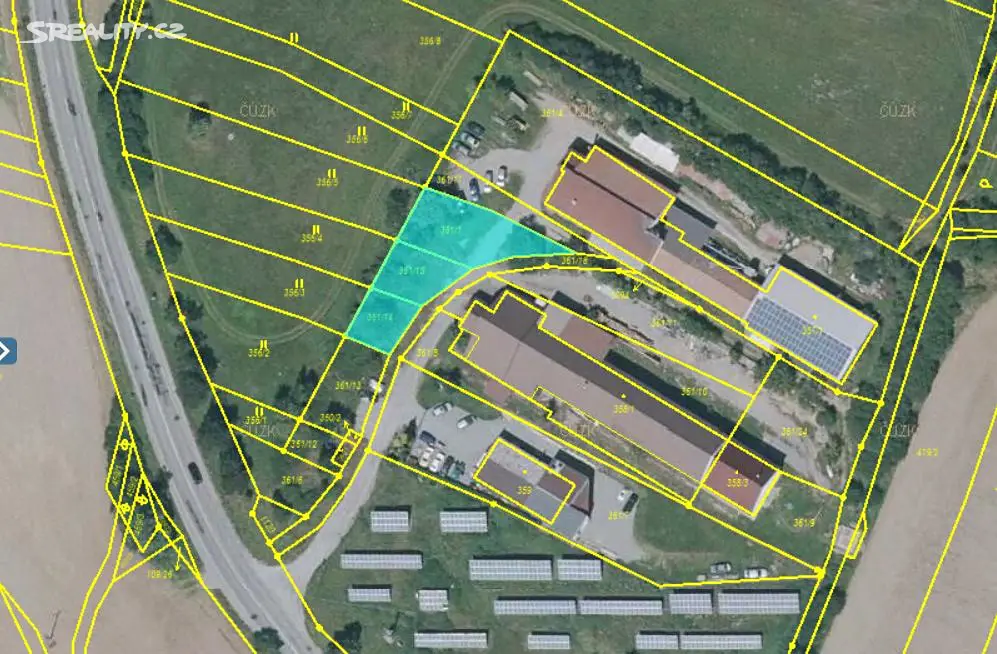 Prodej  komerčního pozemku 680 m², Lhota Rapotina, okres Blansko