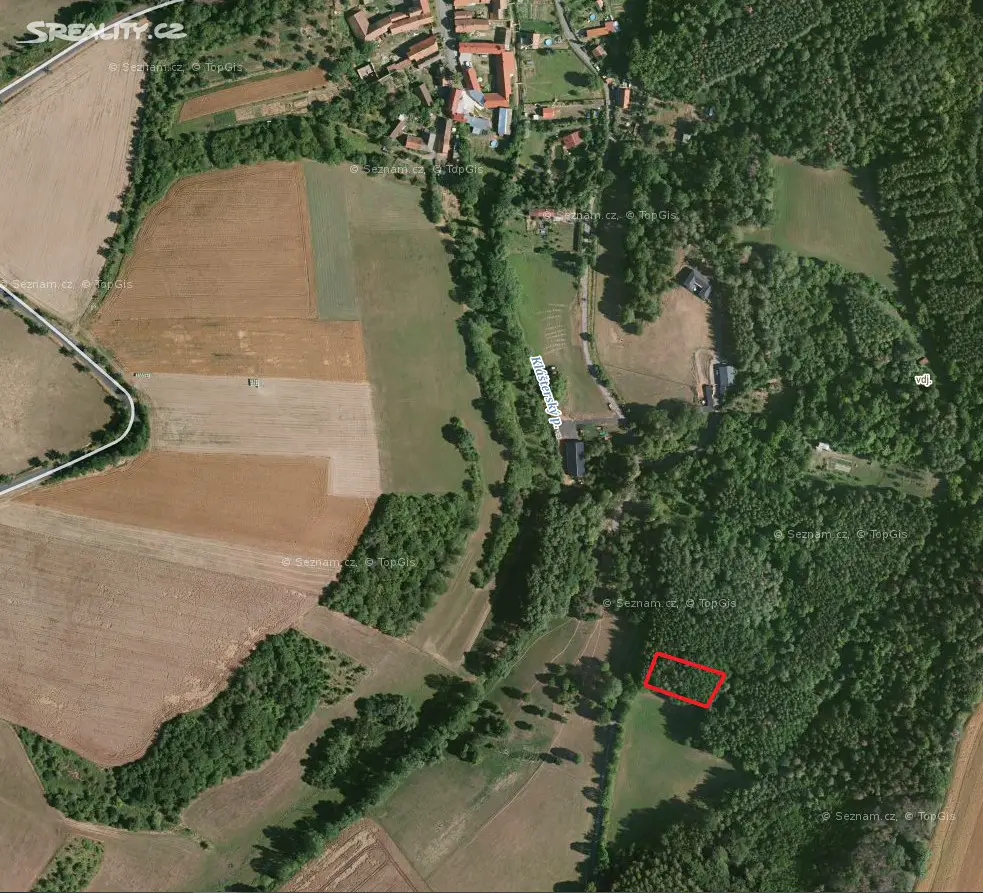 Prodej  lesa 531 m², Ročov - Úlovice, okres Louny