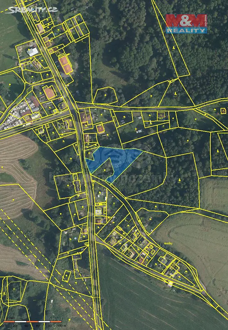 Prodej  pozemku 3 925 m², Aš - Mokřiny, okres Cheb