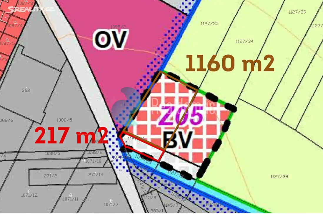 Prodej  stavebního pozemku 4 735 m², Čečelice, okres Mělník