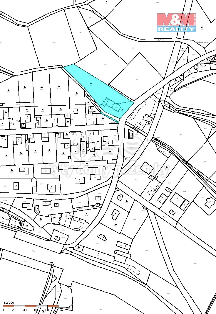 Prodej  stavebního pozemku 4 070 m², Kropáčova Vrutice - Střížovice, okres Mladá Boleslav
