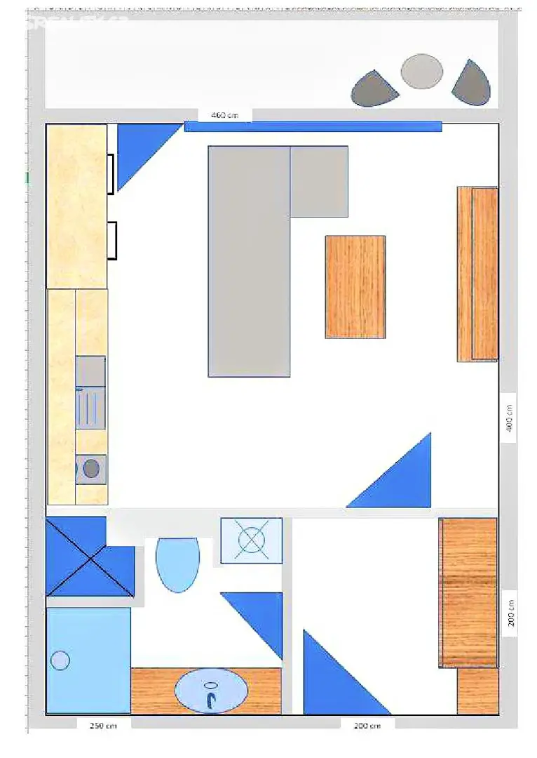 Pronájem bytu 1+kk 27 m², Písnická, Praha 4 - Kamýk