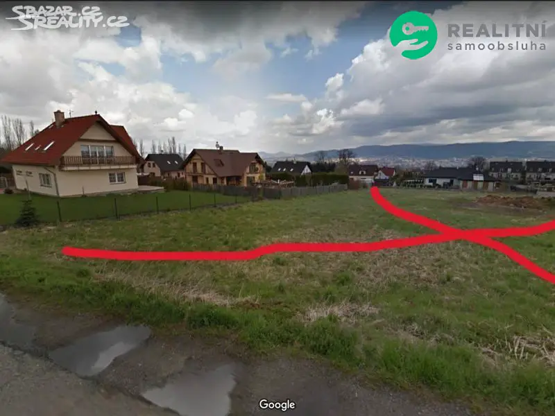 Prodej  stavebního pozemku 1 052 m², Charbinská, Liberec - Liberec (nečleněné město)