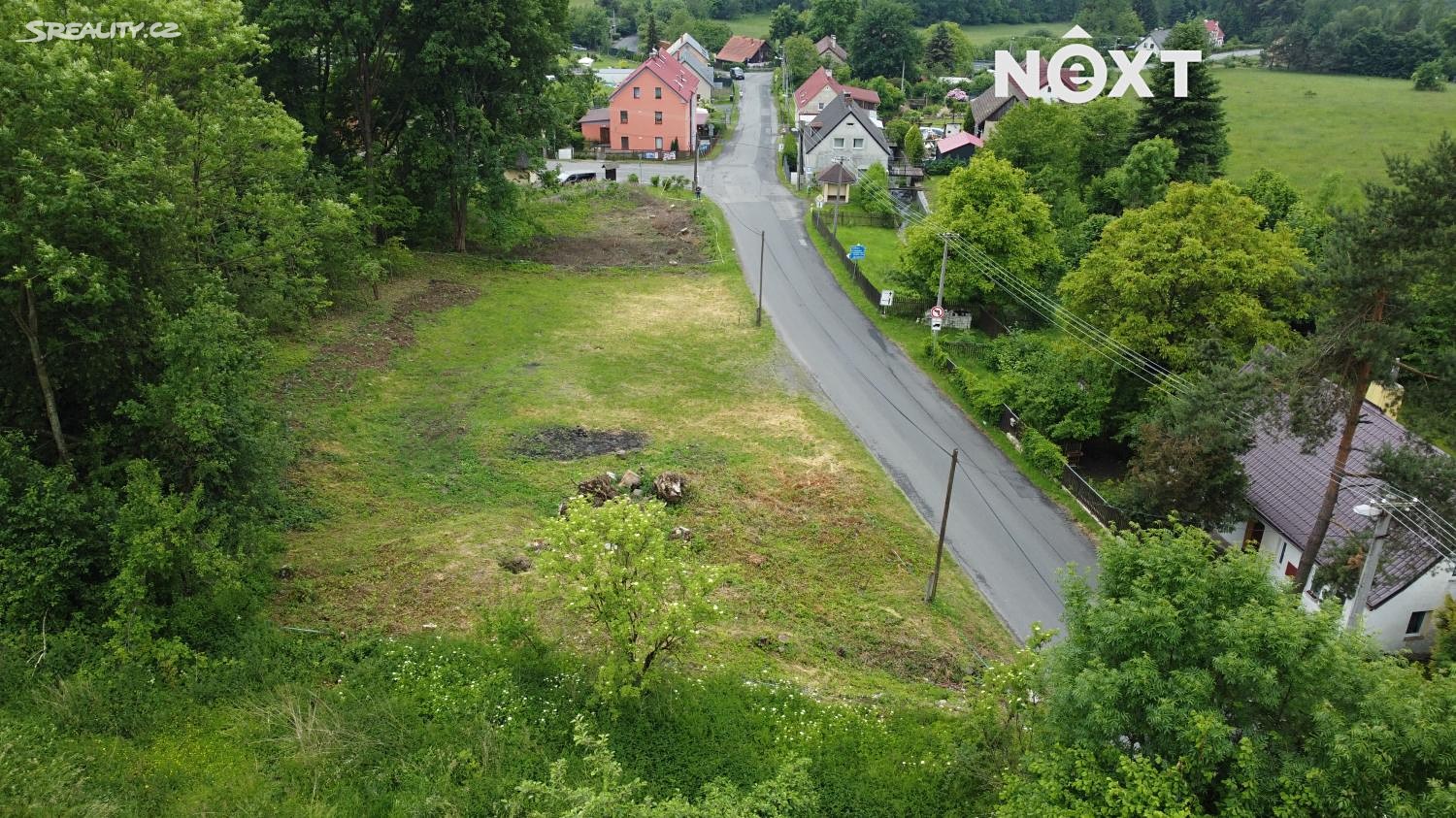 Prodej  stavebního pozemku 1 211 m², Nový Oldřichov - Mistrovice, okres Česká Lípa