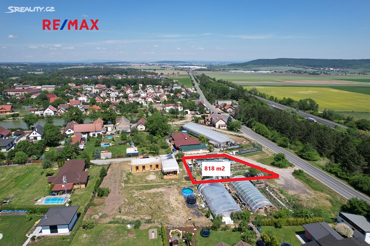 Prodej  stavebního pozemku 818 m², Písková Lhota, okres Mladá Boleslav