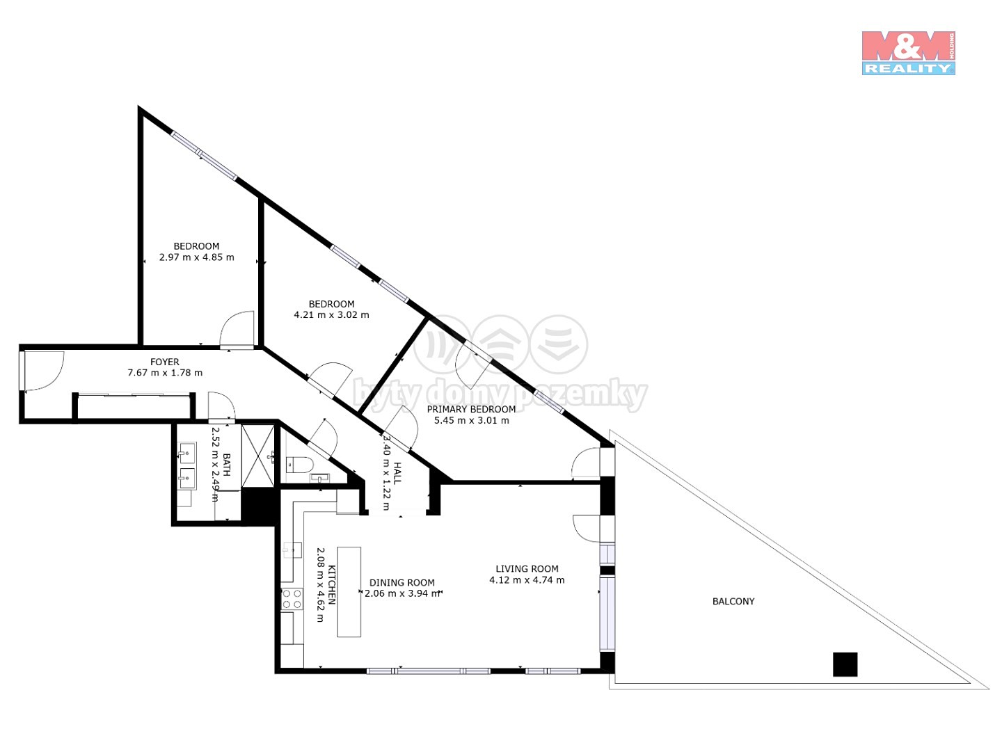 Pronájem bytu 4+kk 137 m², Pod Vinicí, Pardubice - Zelené Předměstí