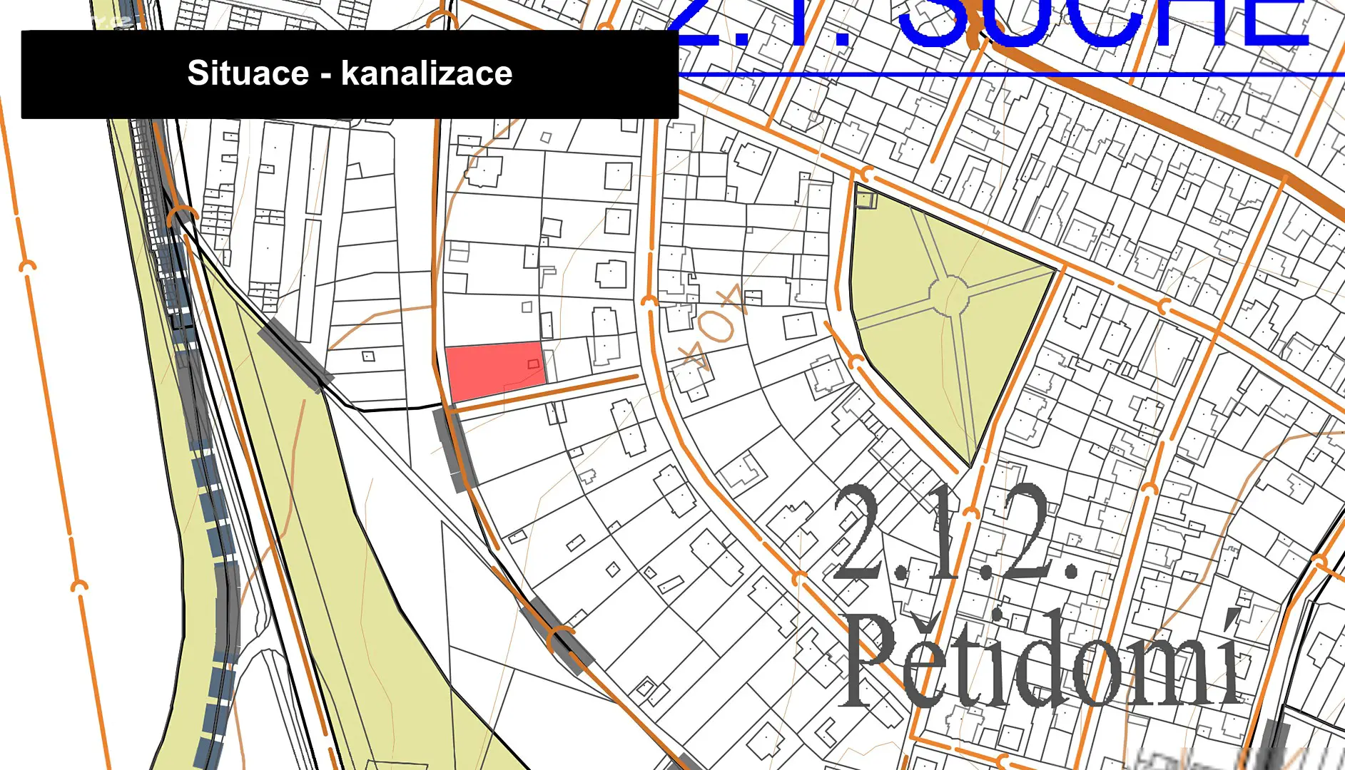 Prodej  stavebního pozemku 836 m², Krokova, České Budějovice - České Budějovice 5