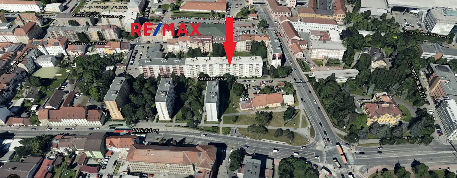 Pronájem bytu 1+kk 20 m², Mánesova, České Budějovice - České Budějovice 7
