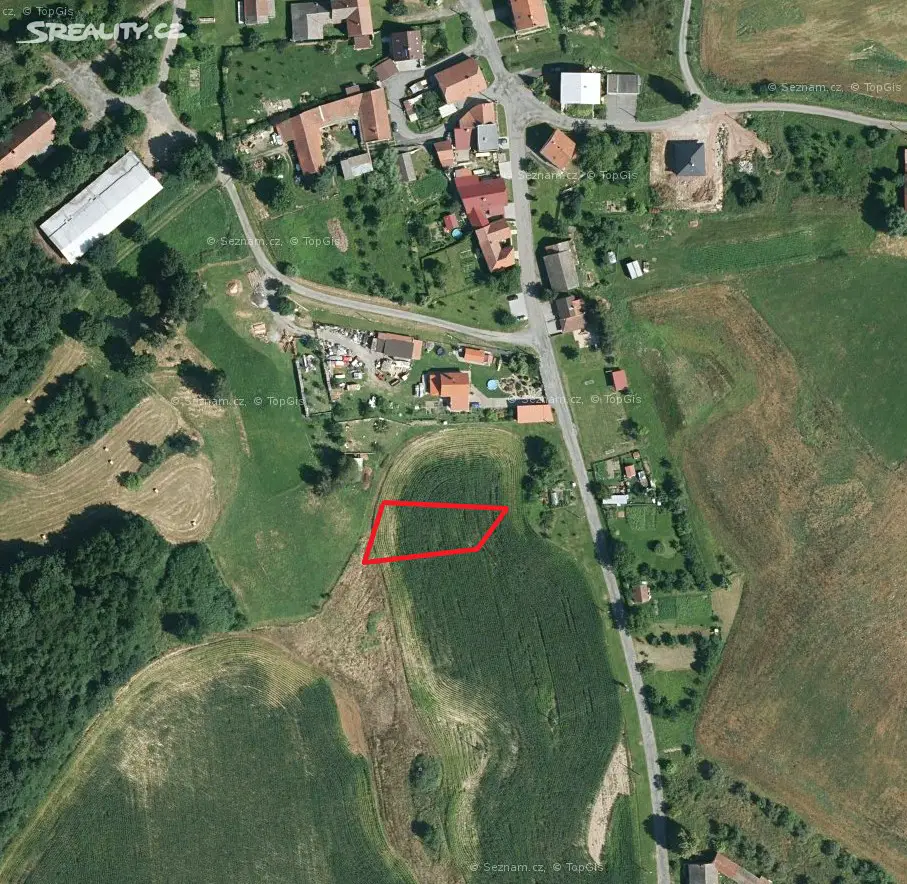 Prodej  stavebního pozemku 347 m², Letovice - Chlum, okres Blansko