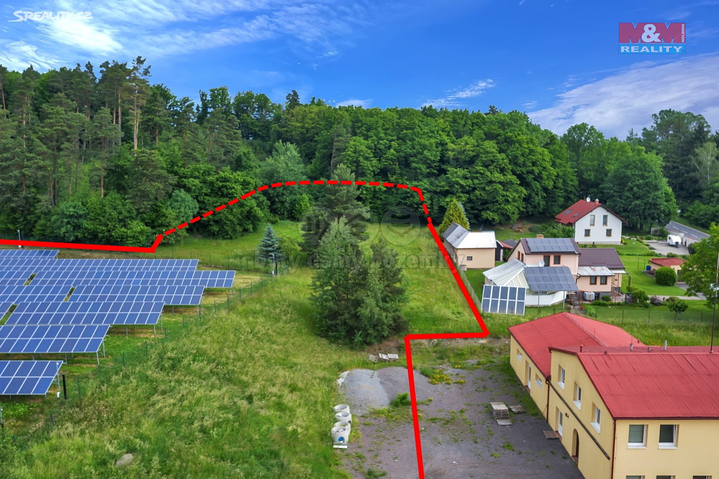 Prodej  stavebního pozemku 6 170 m², Tisovec - Dřeveš, okres Chrudim