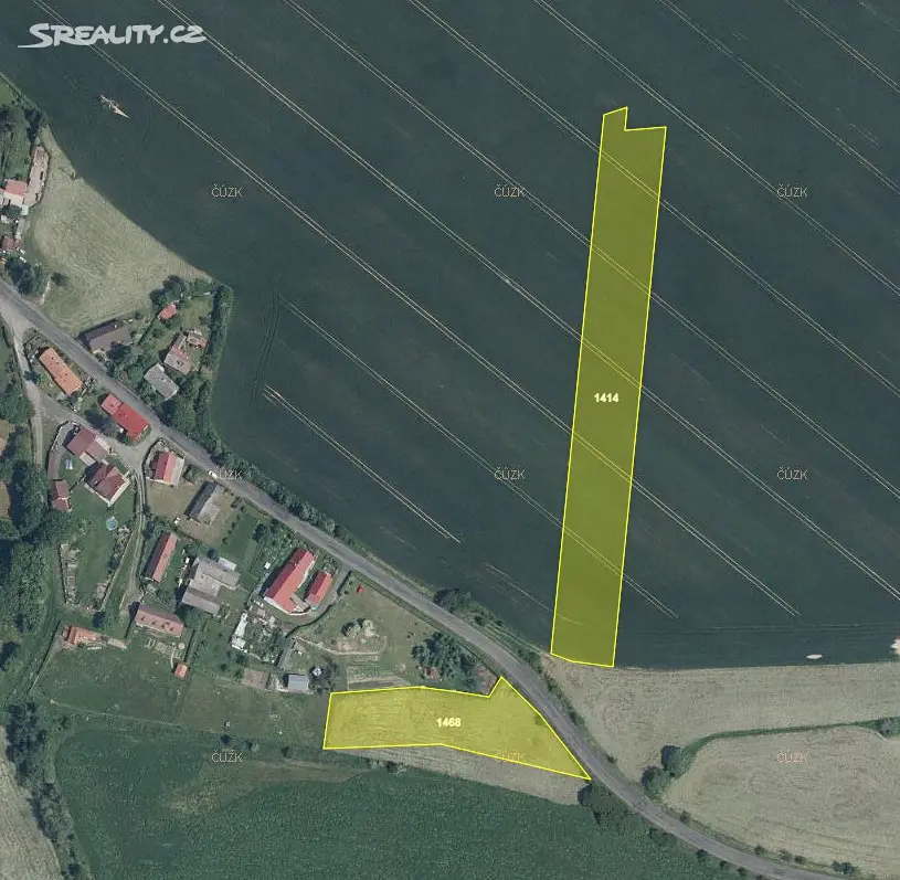 Prodej  pozemku 6 569 m², Žandov, okres Česká Lípa