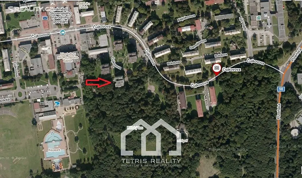 Prodej bytu 1+kk 27 m², Čujkovova, Ostrava - Zábřeh