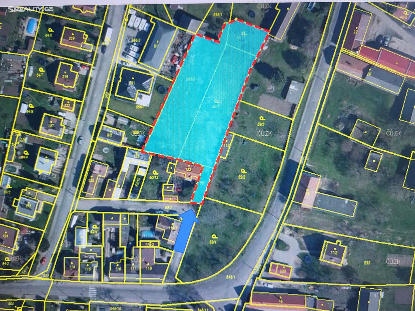 Prodej  stavebního pozemku 2 803 m², Jizerní Vtelno, okres Mladá Boleslav