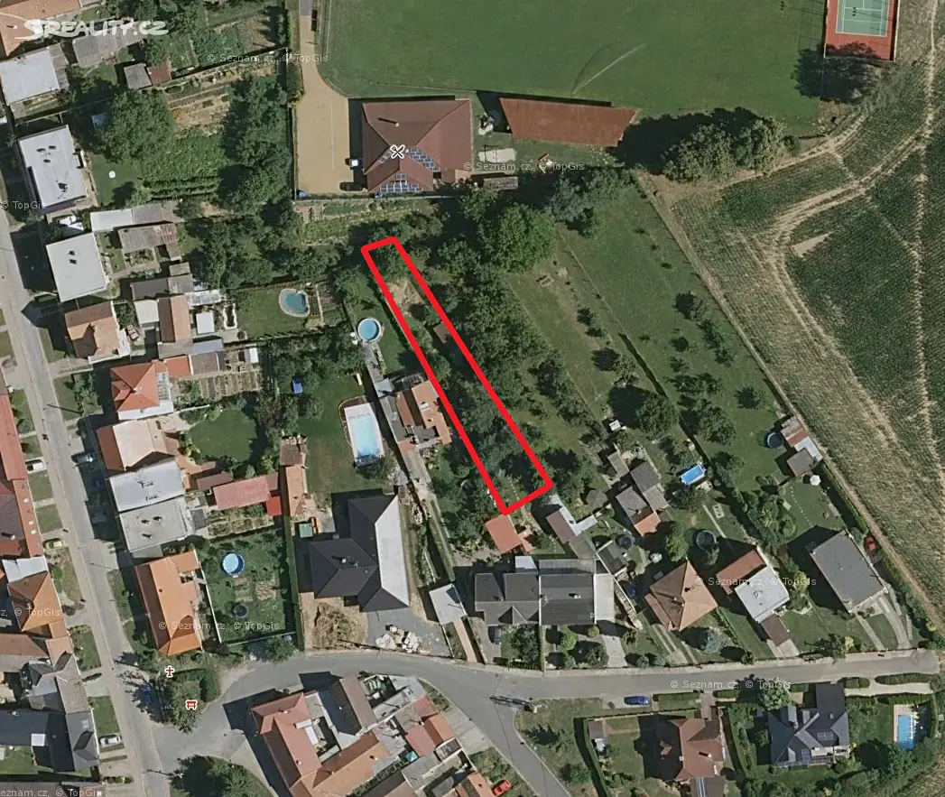 Prodej  stavebního pozemku 570 m², Kostelany nad Moravou, okres Uherské Hradiště