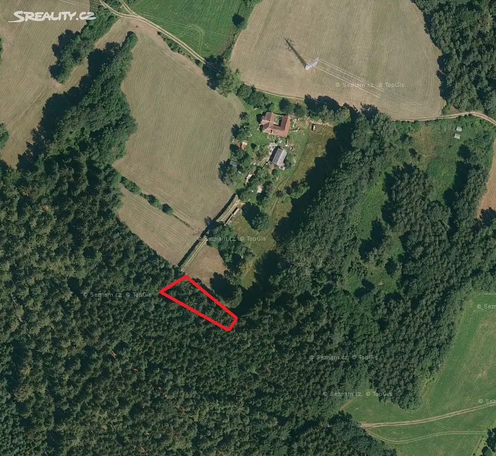 Prodej  lesa 507 m², Věžovatá Pláně, okres Český Krumlov
