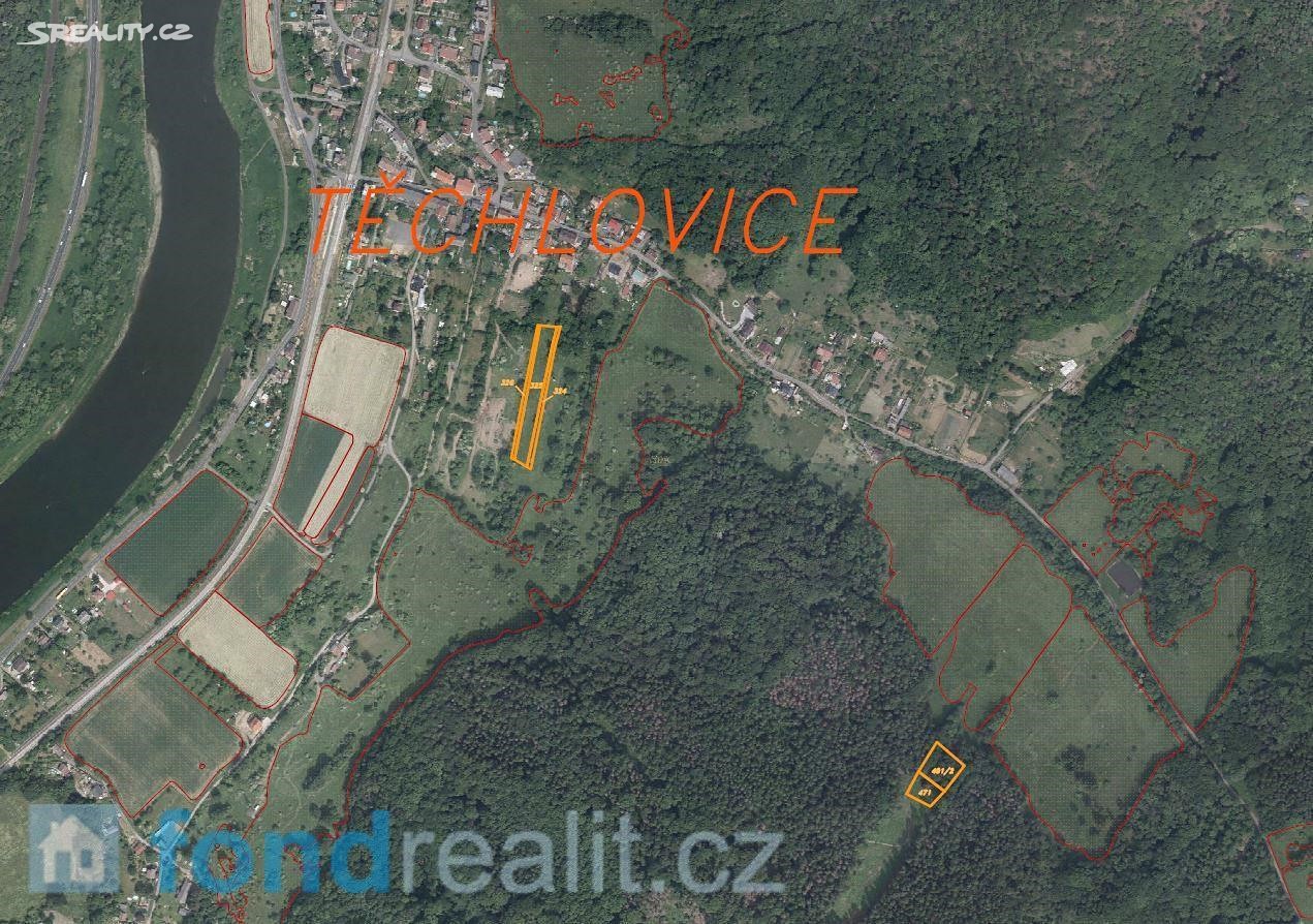 Prodej  pozemku 6 013 m², Těchlovice, okres Děčín