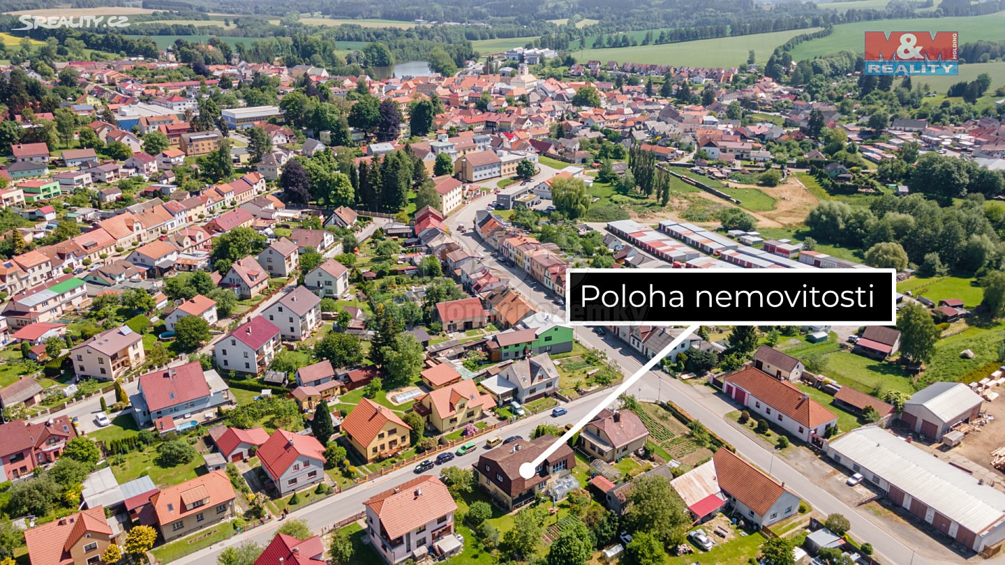 Prodej  rodinného domu 854 m², pozemek 153 m², Sládkova, Počátky