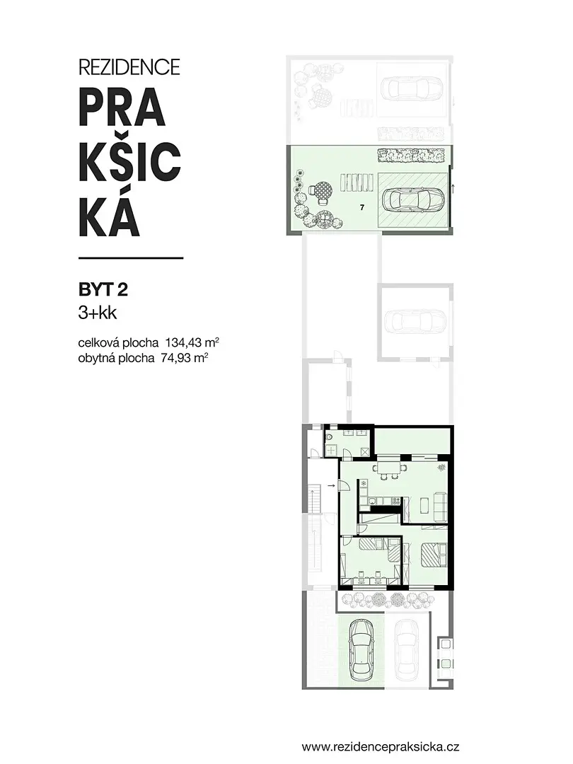 Prodej bytu 3+kk 134 m², Prakšická, Uherský Brod
