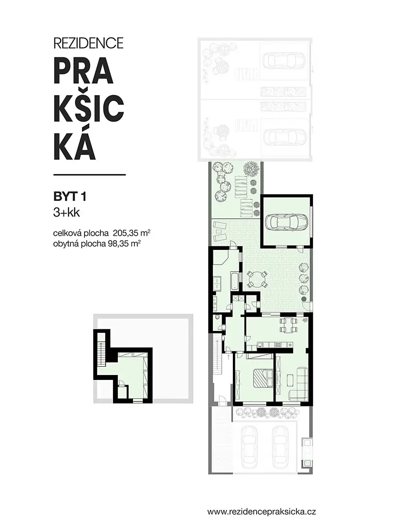 Prodej bytu 3+kk 205 m², Prakšická, Uherský Brod