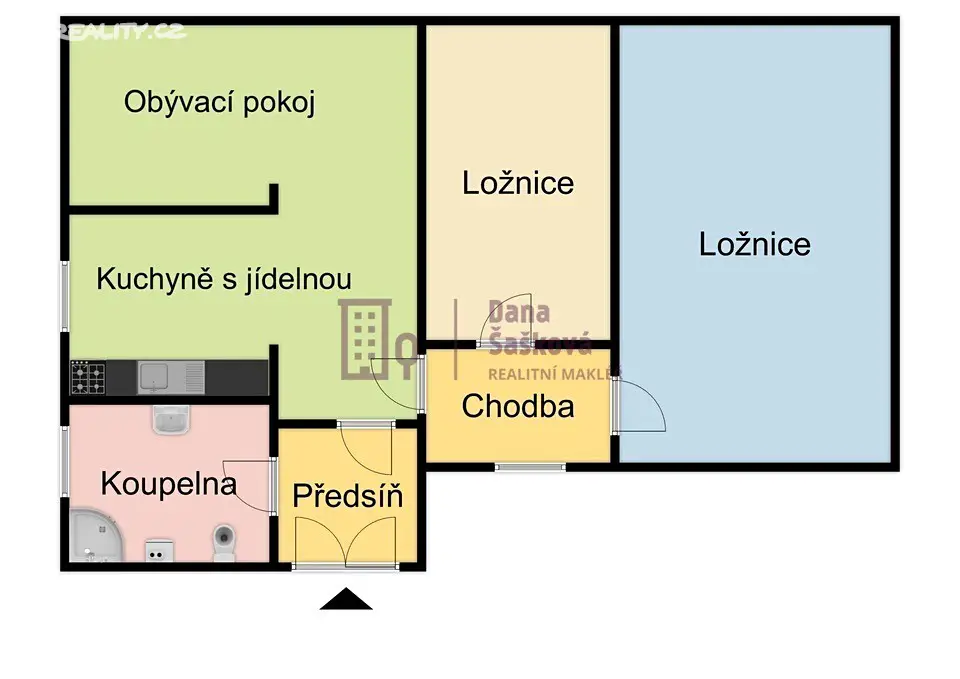 Pronájem bytu 3+kk 82 m², Klášterská, Jindřichův Hradec - Jindřichův Hradec II