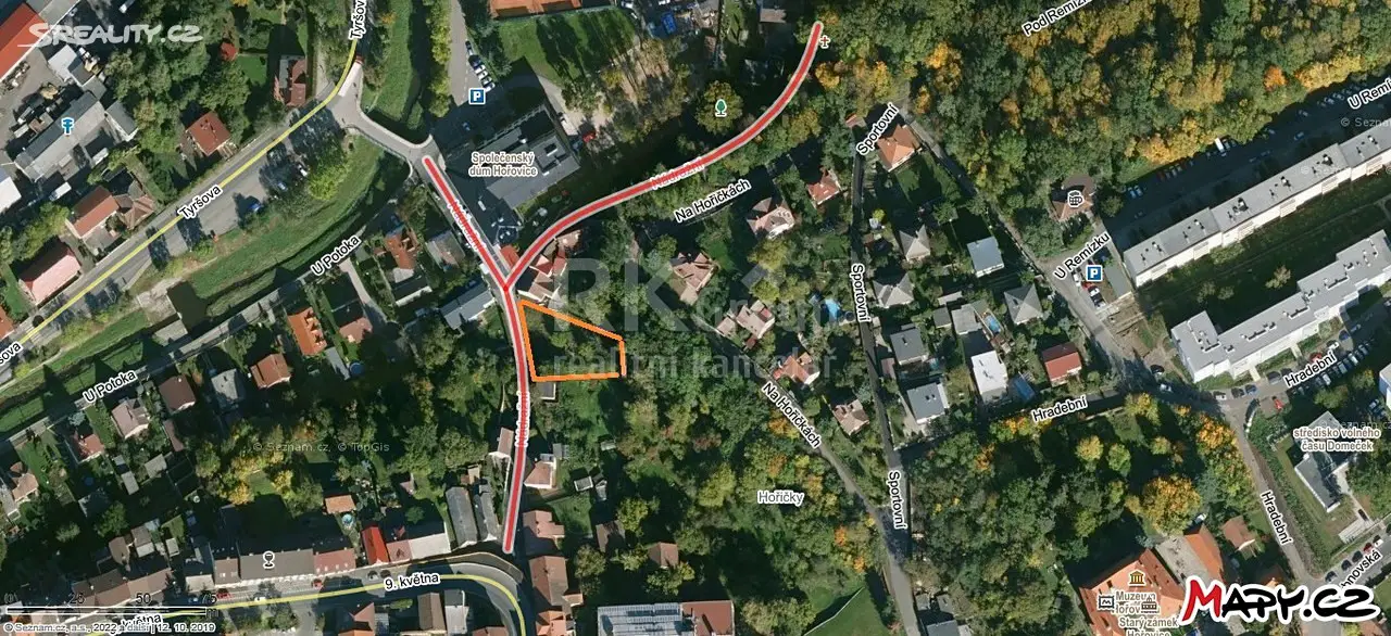 Prodej  stavebního pozemku 585 m², Hořovice, okres Beroun