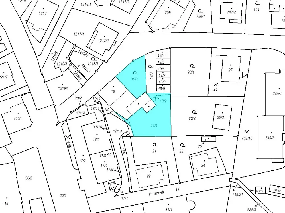 Prodej  stavebního pozemku 643 m², Staškova, Liberec - Liberec XIV-Ruprechtice
