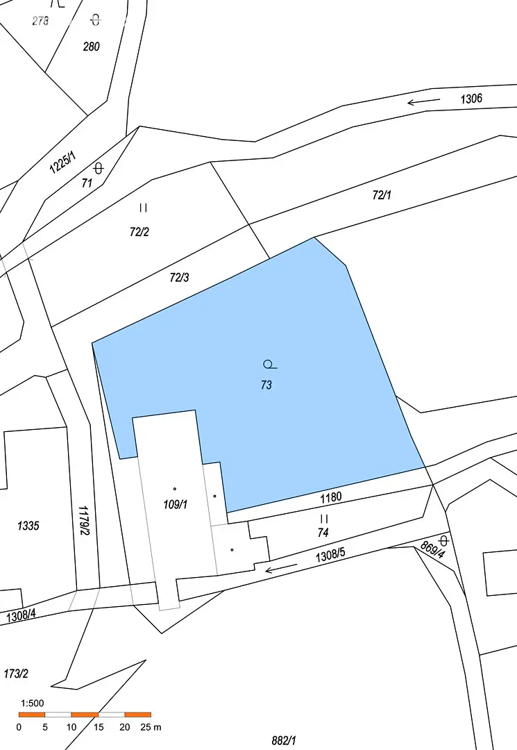 Prodej  stavebního pozemku 1 000 m², Bulovka - Arnoltice, okres Liberec