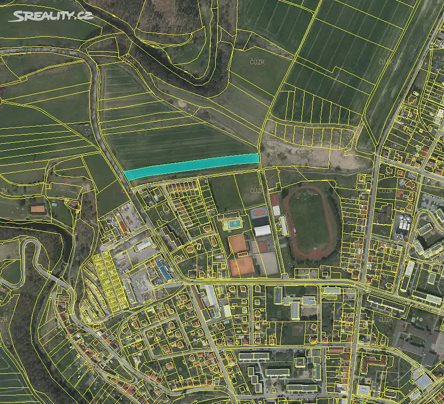 Prodej  stavebního pozemku 1 961 m², Bechyně, okres Tábor