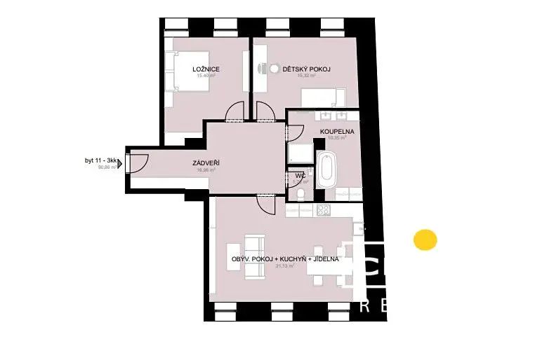 Prodej bytu 3+kk 91 m², Studentská, Žatec