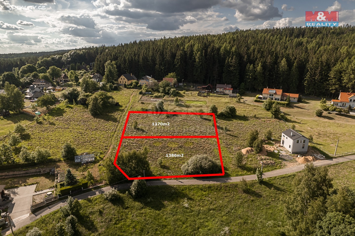 Prodej  stavebního pozemku 2 756 m², Hazlov - Výhledy, okres Cheb