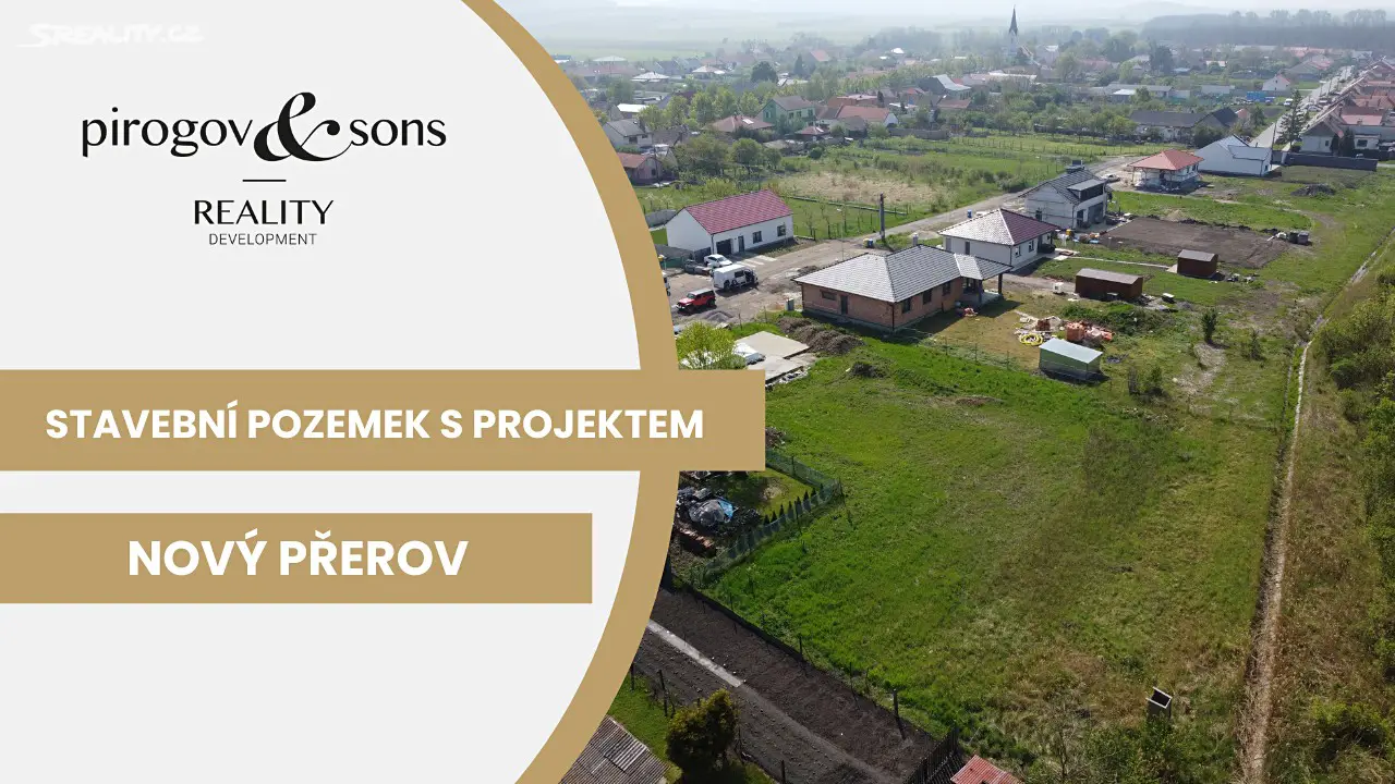 Prodej  stavebního pozemku 1 200 m², Nový Přerov, okres Břeclav