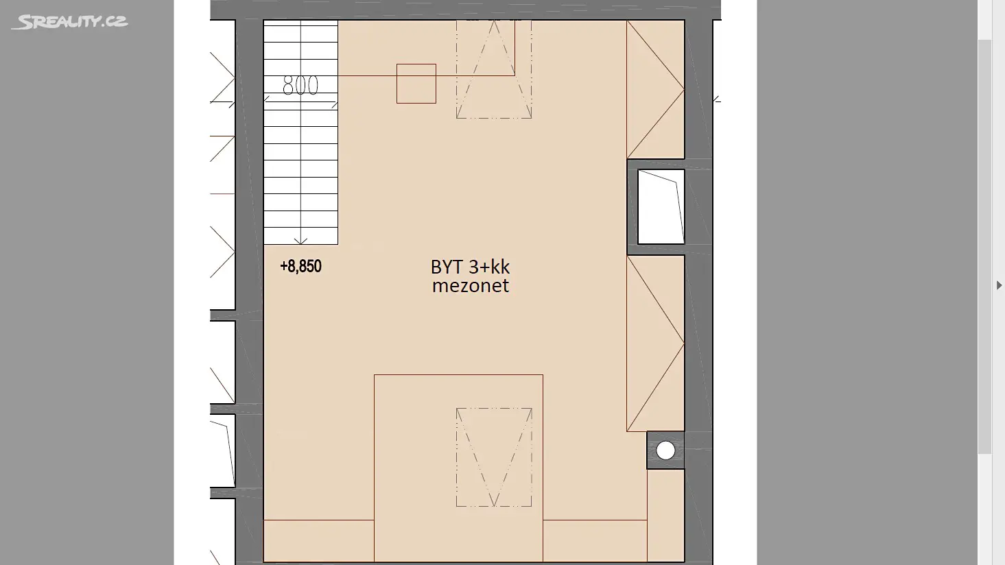 Pronájem bytu 3+kk 87 m² (Mezonet), Havlíčkova, Modřice