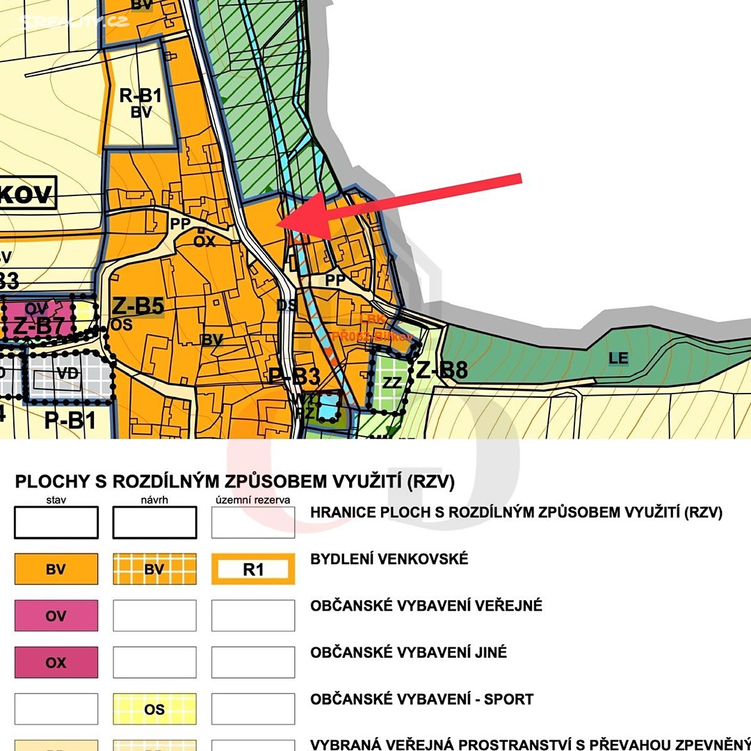 Prodej  stavebního pozemku 1 302 m², Bolkov, okres Plzeň-jih