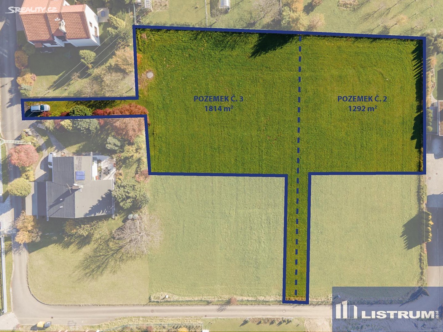 Prodej  stavebního pozemku 1 292 m², Soběšovice, okres Frýdek-Místek