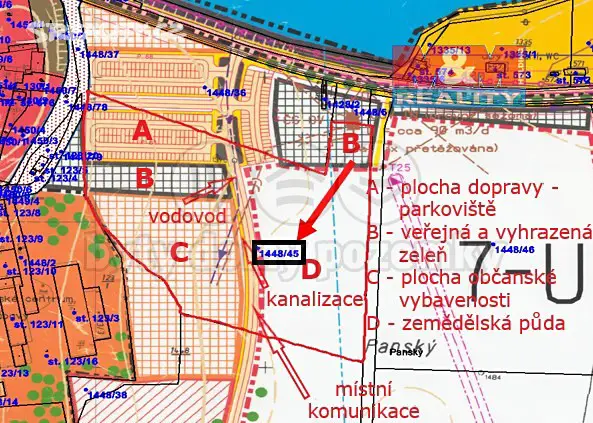 Prodej  stavebního pozemku 20 728 m², Chlum u Třeboně, okres Jindřichův Hradec