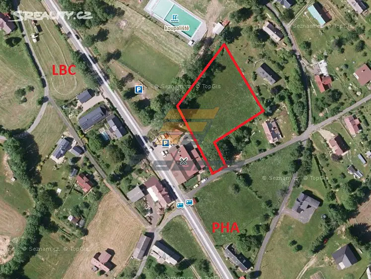 Prodej  stavebního pozemku 3 665 m², Světlá pod Ještědem, okres Liberec