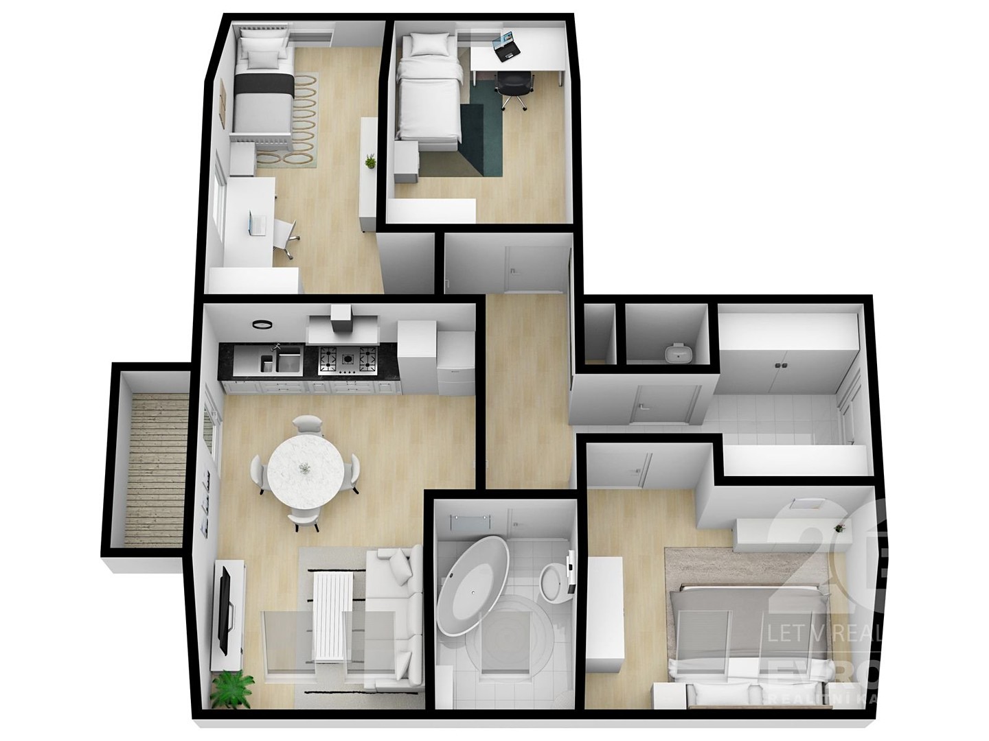 Prodej bytu 4+kk 91 m², Rérychova, Polná