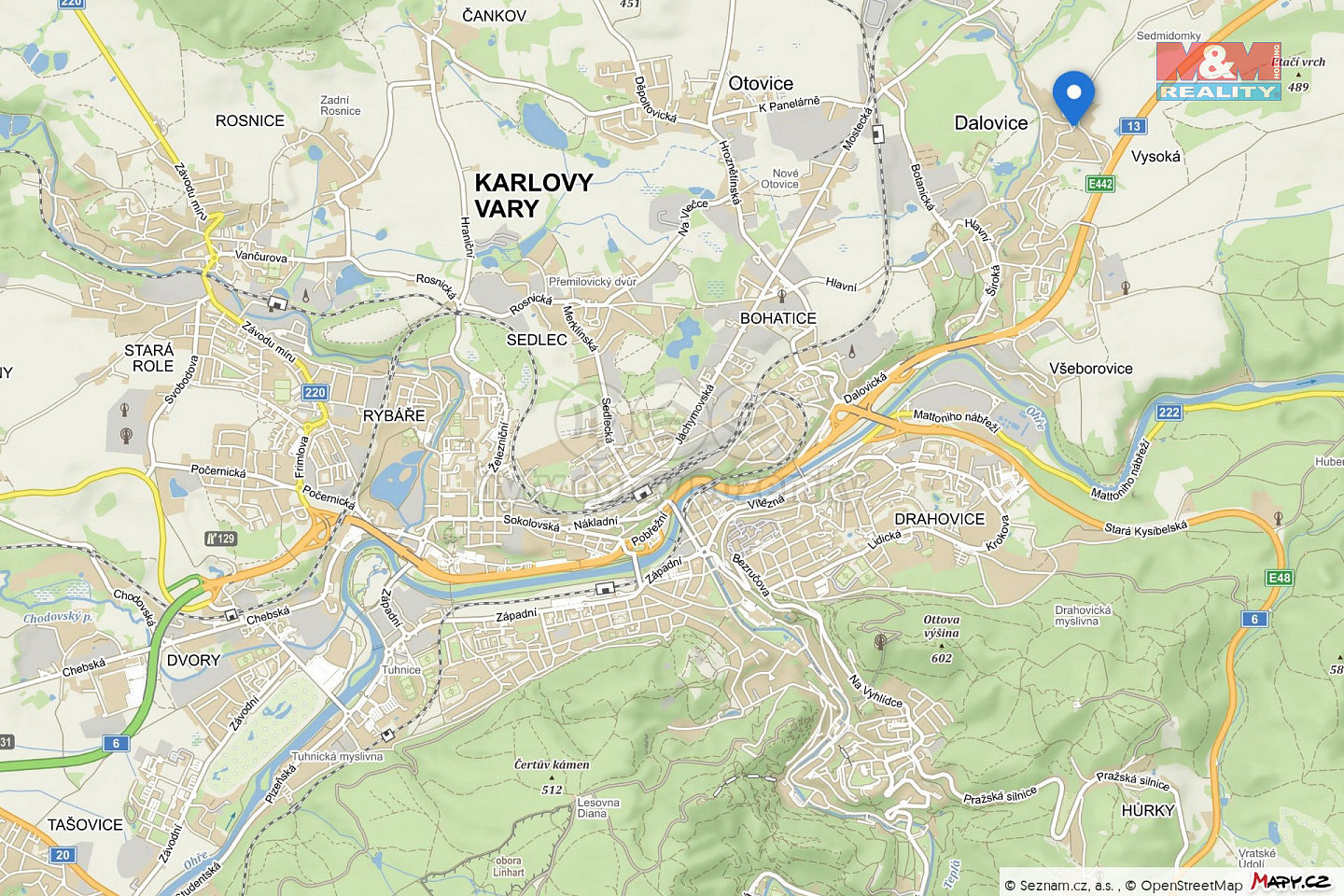 Dalovice - Vysoká, okres Karlovy Vary