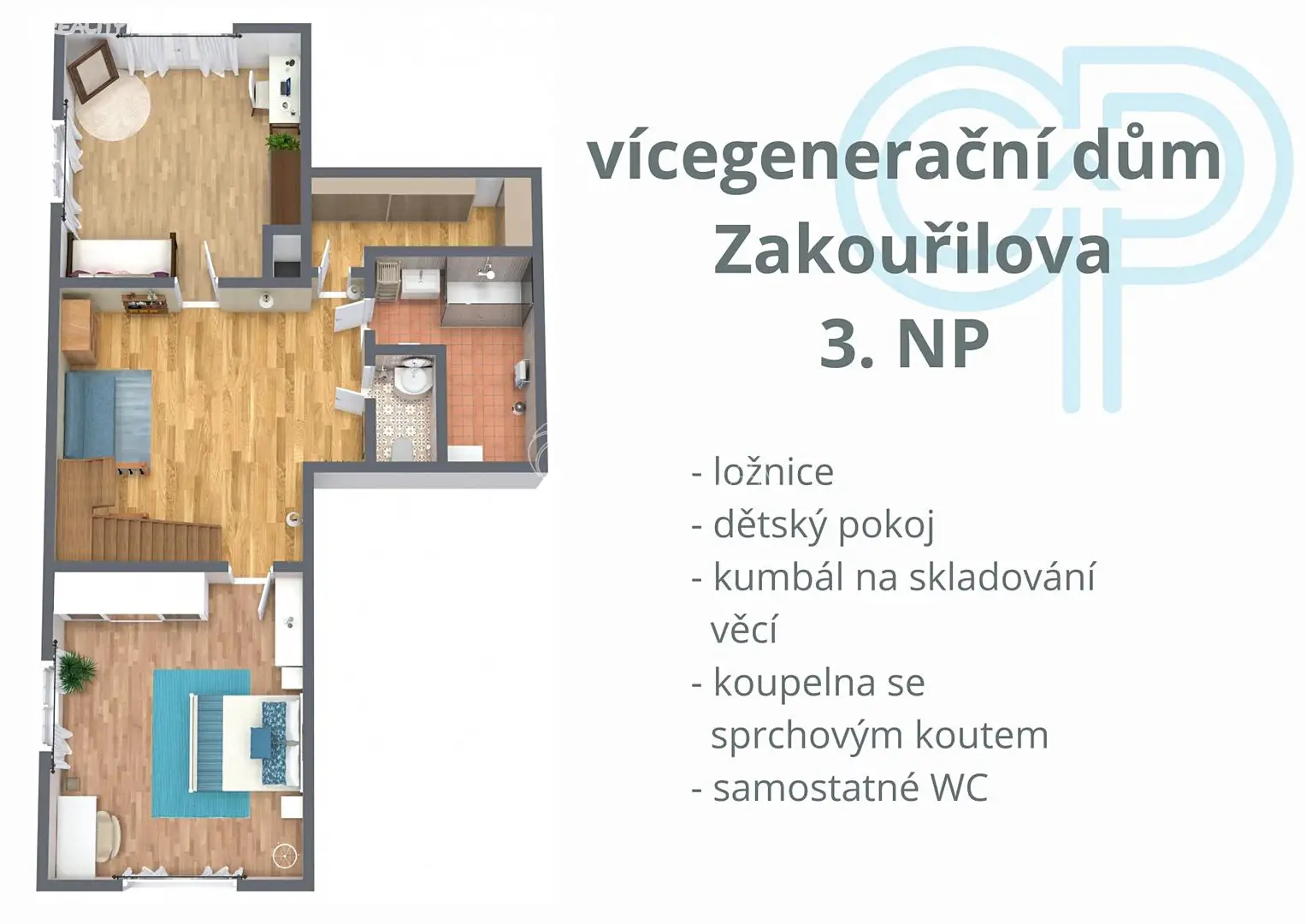 Prodej  rodinného domu 243 m², pozemek 800 m², Zakouřilova, Praha 4 - Chodov