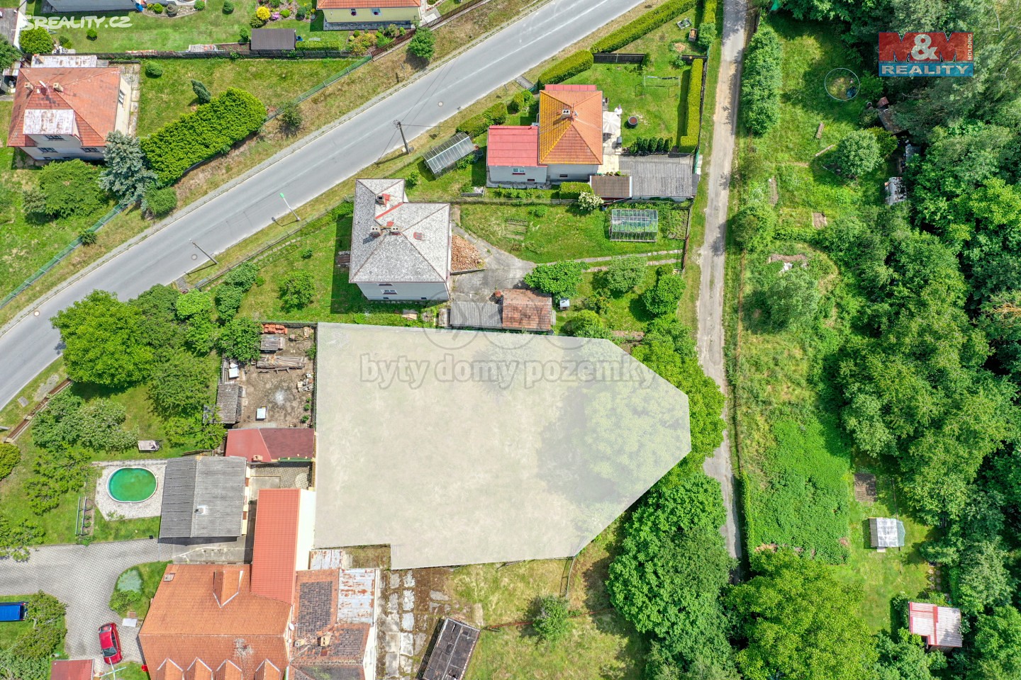Prodej  stavebního pozemku 859 m², Třemošenská, Horní Bříza