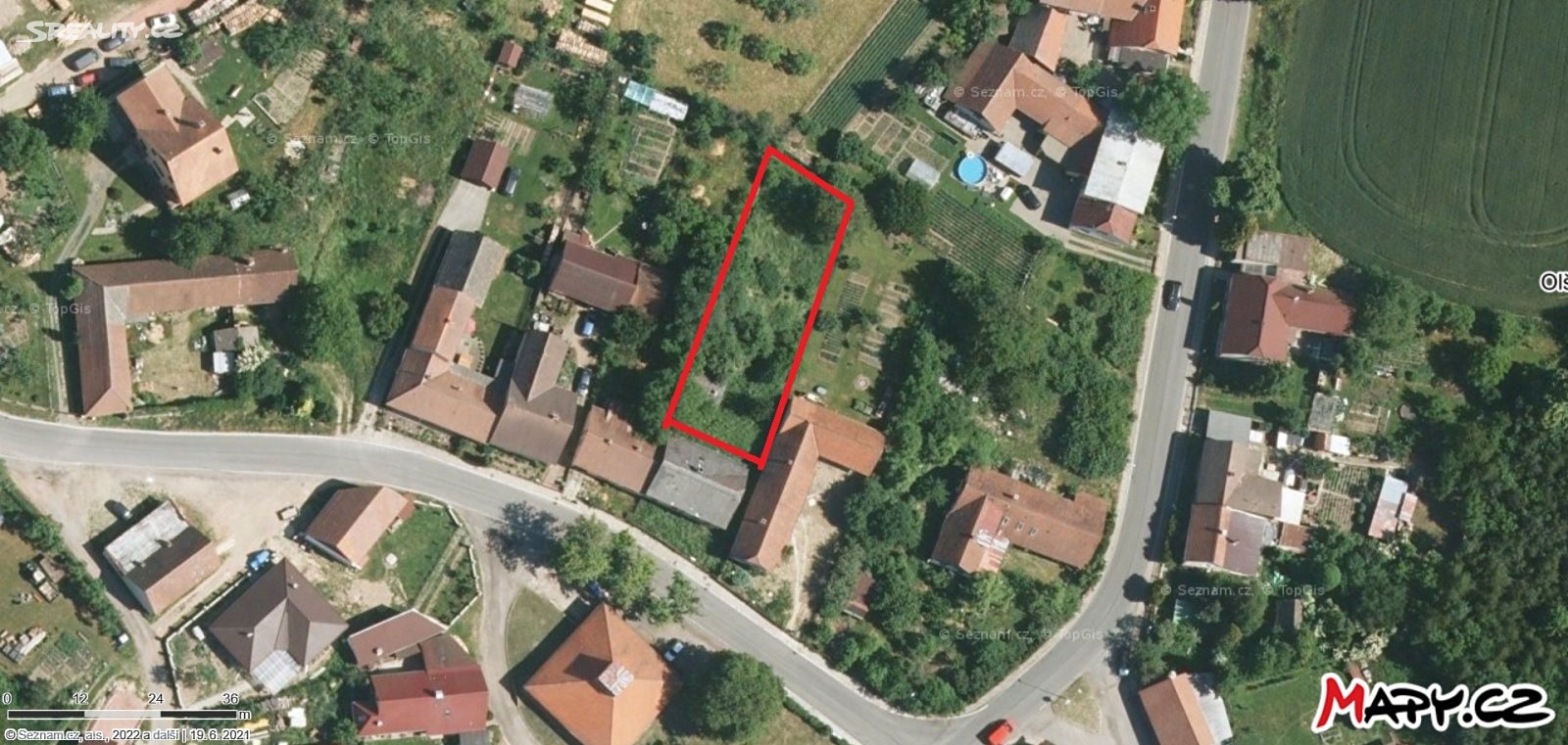 Pronájem  zahrady 700 m², Olší, okres Brno-venkov
