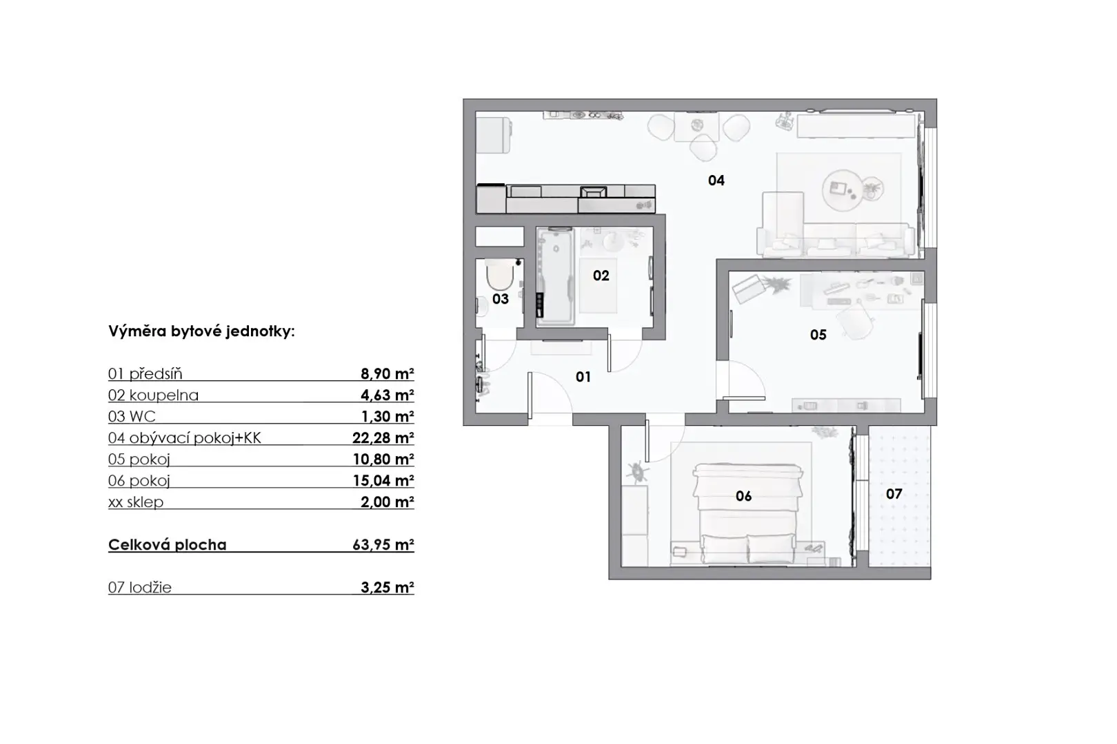 Prodej bytu 3+kk 63 m², Milínská, Příbram - Příbram III