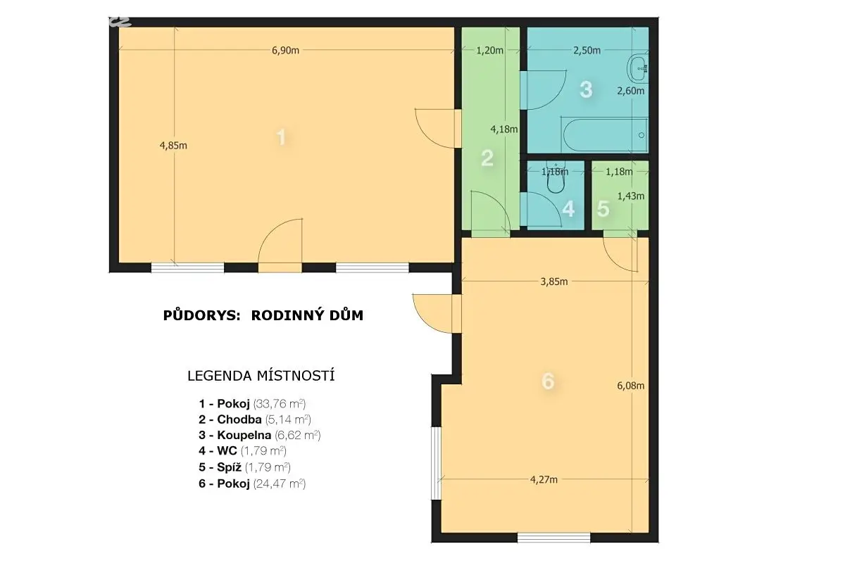 Prodej  rodinného domu 198 m², pozemek 1 203 m², Čejetice - Mladějovice, okres Strakonice