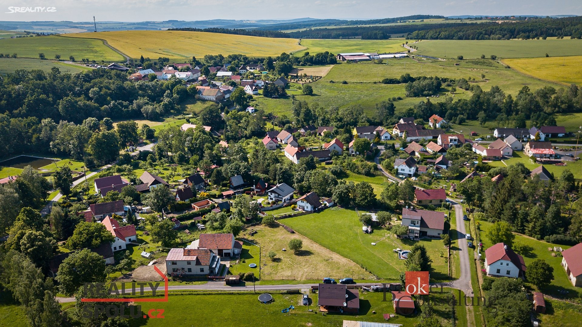 Prodej  stavebního pozemku 1 475 m², Louňová, okres Plzeň-jih