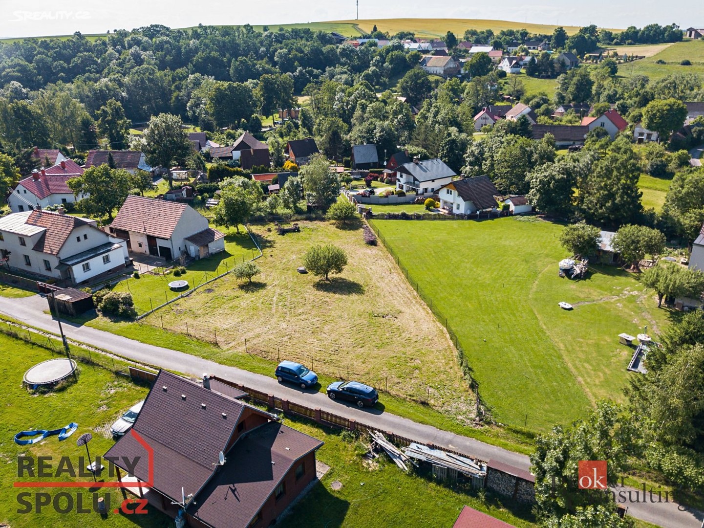 Prodej  stavebního pozemku 1 475 m², Louňová, okres Plzeň-jih